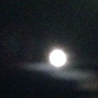 September Full Moon in Oslo, Norway