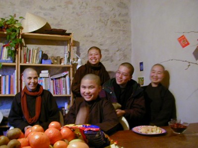 Buddhist Nuns in Plum Village - 2000