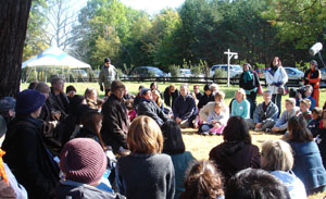 Thich Nhat Hanh at Blue Cliff Monastery