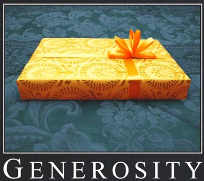 generosity