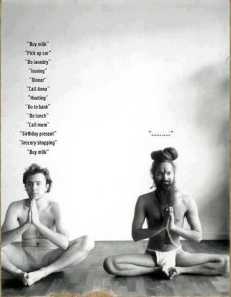 Two Yogis Meditating